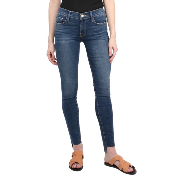 Frame Denim Denim - Frame Denim Le High Skinny de Jeanne Jeans in Woodbine Sz 24